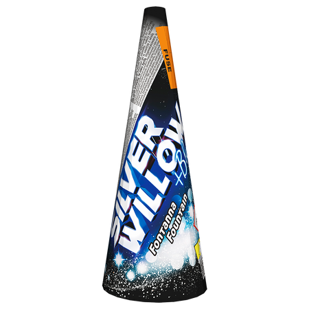 Jorge Silver Willow & Blue Conic Fountain