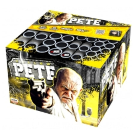 The Pete 46 shot firework from Klasek Pyrotechnics