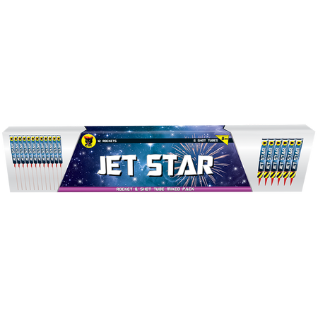 Jet Star Rocket & Shot Tubes Pack