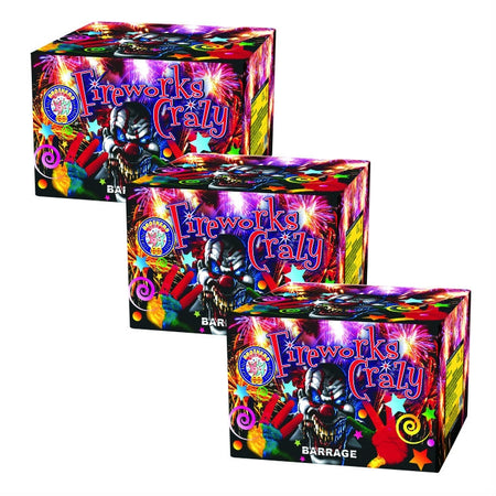 3 x Fireworks Crazy