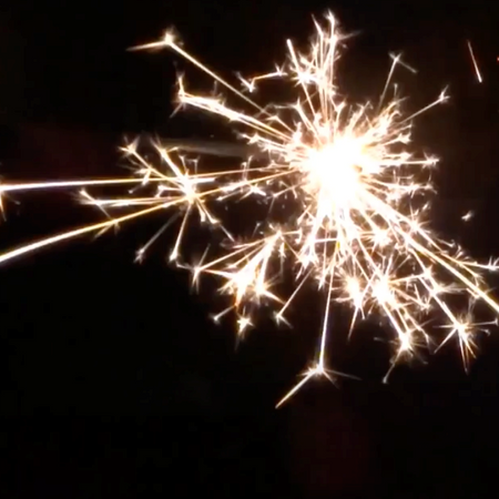 400mm Gold Sparklers (10 packs of 5)