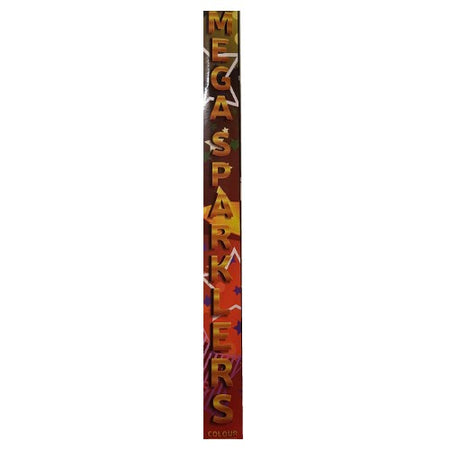 18” Coloured Long Sparklers - 1 Pack of 5