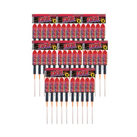 Eagle Rocket Pack - LESS THAN HALF PRICE BULK PACK OF 40 ROCKETS SAVING £204 OFF SRP