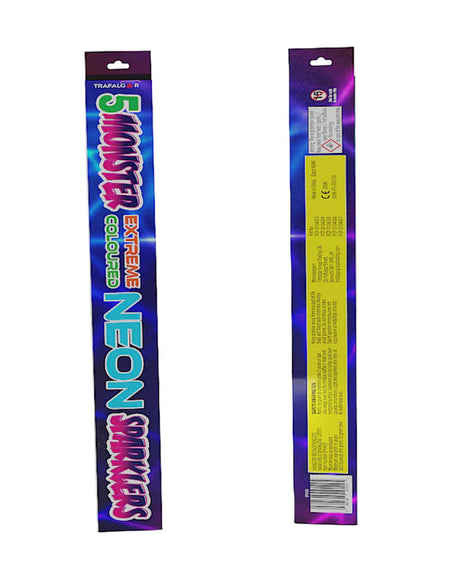 Monster Neon Sparkers - 1 Pack of 5