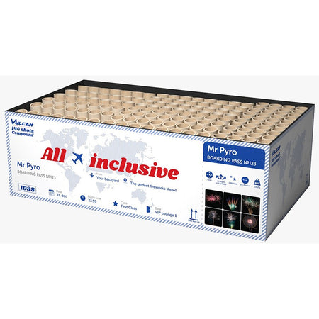 All Inclusive by Vulcan Pyrotechnics.