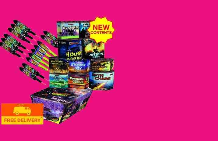 Display Packs with rockets