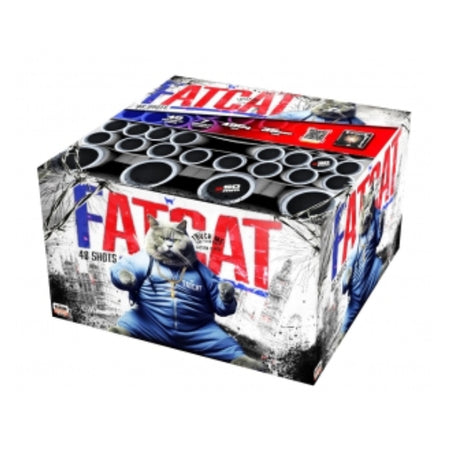 The Fat Cat aerial barrage box by Klasek Pyrotechnics