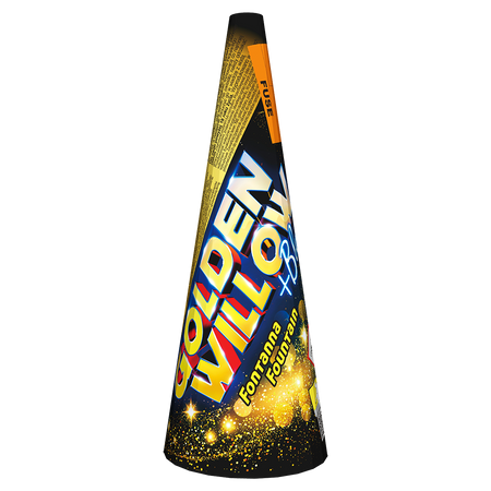 Jorge Golden Willow & Blue Conic Fountain