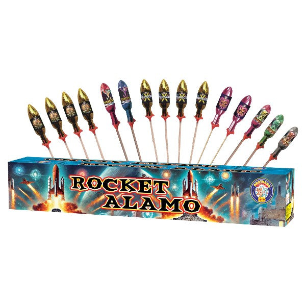 No Shop Rockets Alamo Rocket Pack (15 Giant Rockets) - Special Offer – JordansFireworks