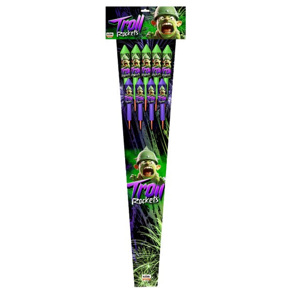 A Troll Rocket Pack from Klasek Pyrotechnics 