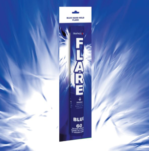 Blue Handheld Fountain Flare