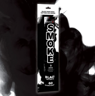 Black Handheld Outdoor Coloured Smoke