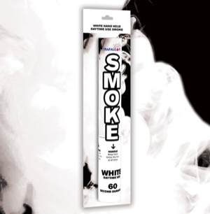 White Handheld Outdoor Coloured Smoke