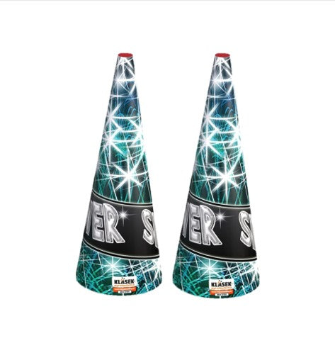 Klasek Vulcan Silver Cone 250g Twin Pack