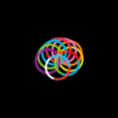 100 x Tri-Colour Lightrope necklaces