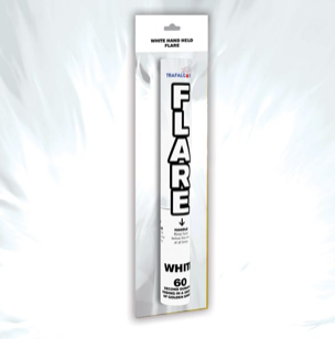 White Handheld Fountain Flare