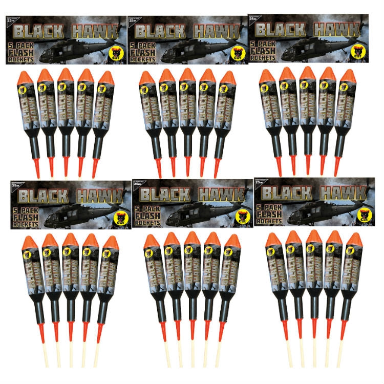 Bulk Rockets Black Hawk Rocket Pack (Bulk Pack) – JordansFireworks
