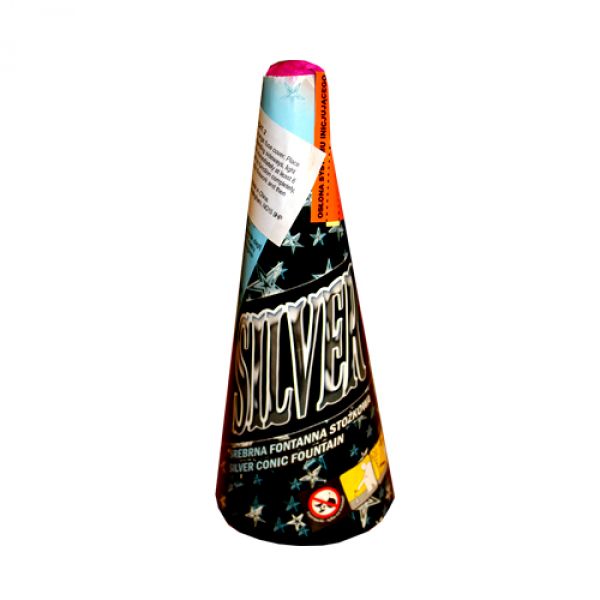 Jorge silver cone fountain