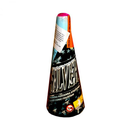 Jorge silver cone fountain