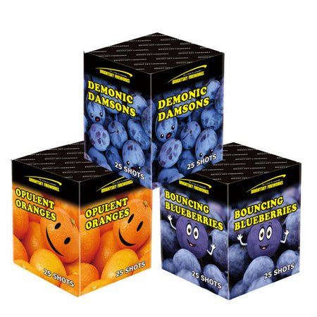 New Fruity 25 shot cake assortment