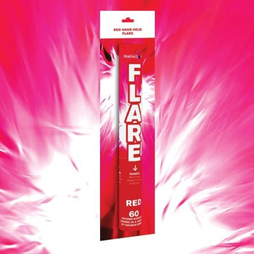 Red Handheld Fountain Flare