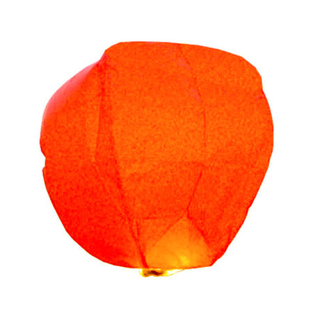 Orange Chinese Lantern x 5